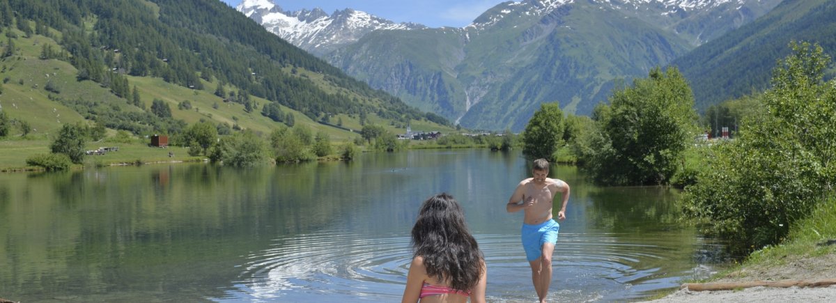 Erholung am Geschiner See