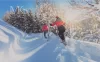 Mit den Schneeschuhen unterwegs
